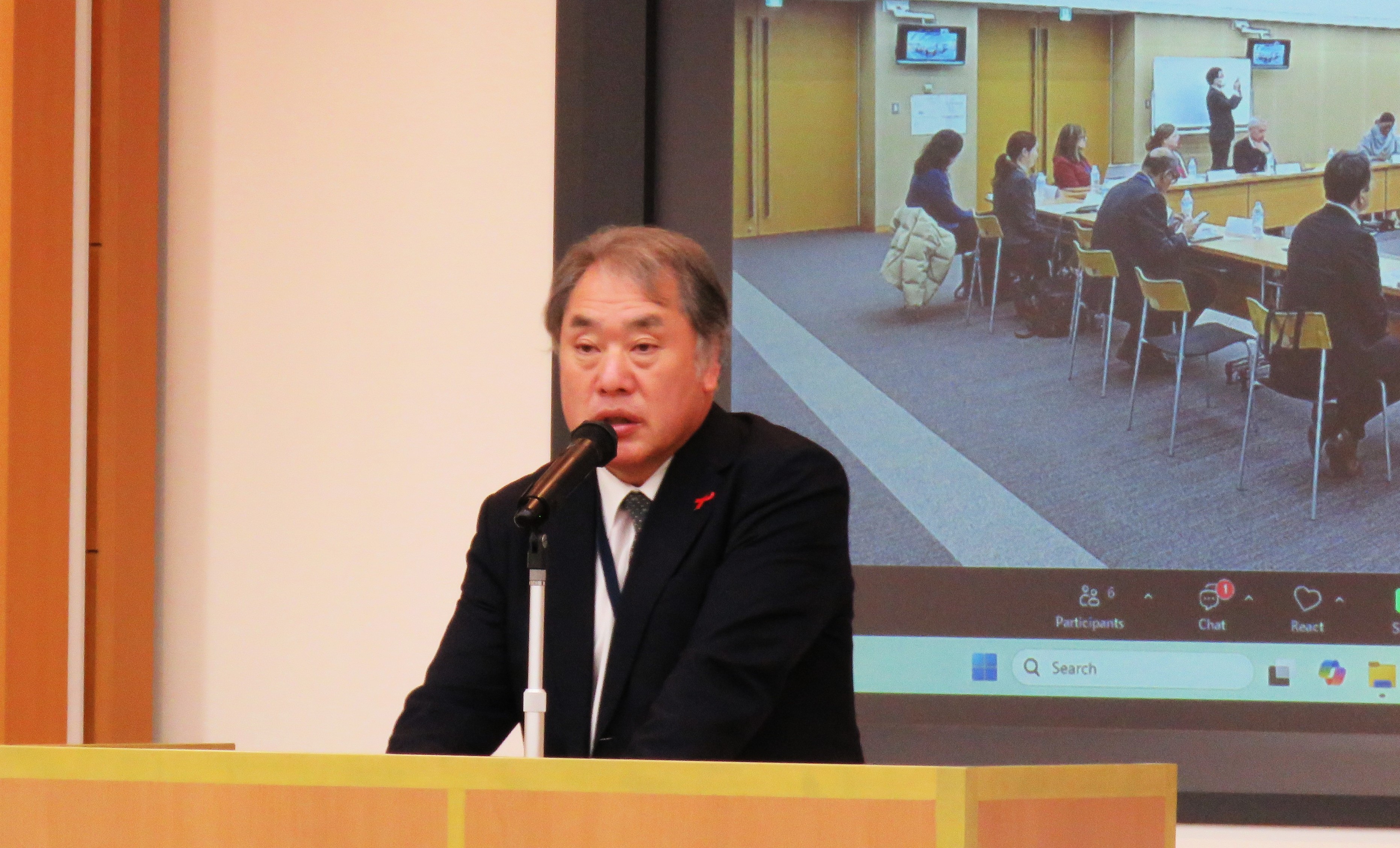 浅沼院長による開会の御挨拶