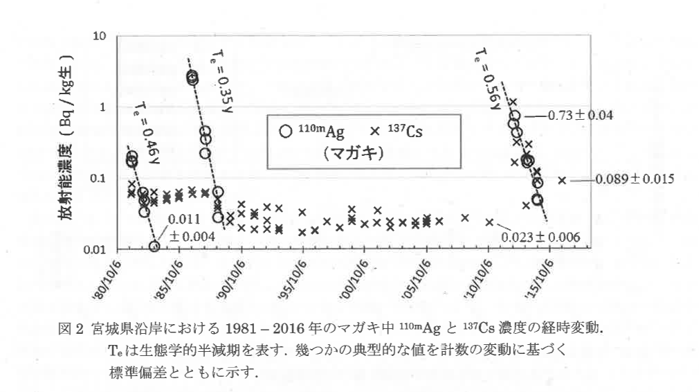 アラメでのI-131の検出